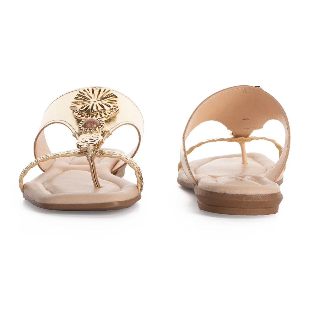 Chinelo Mississipi Metalizado MC313 Dourado 4