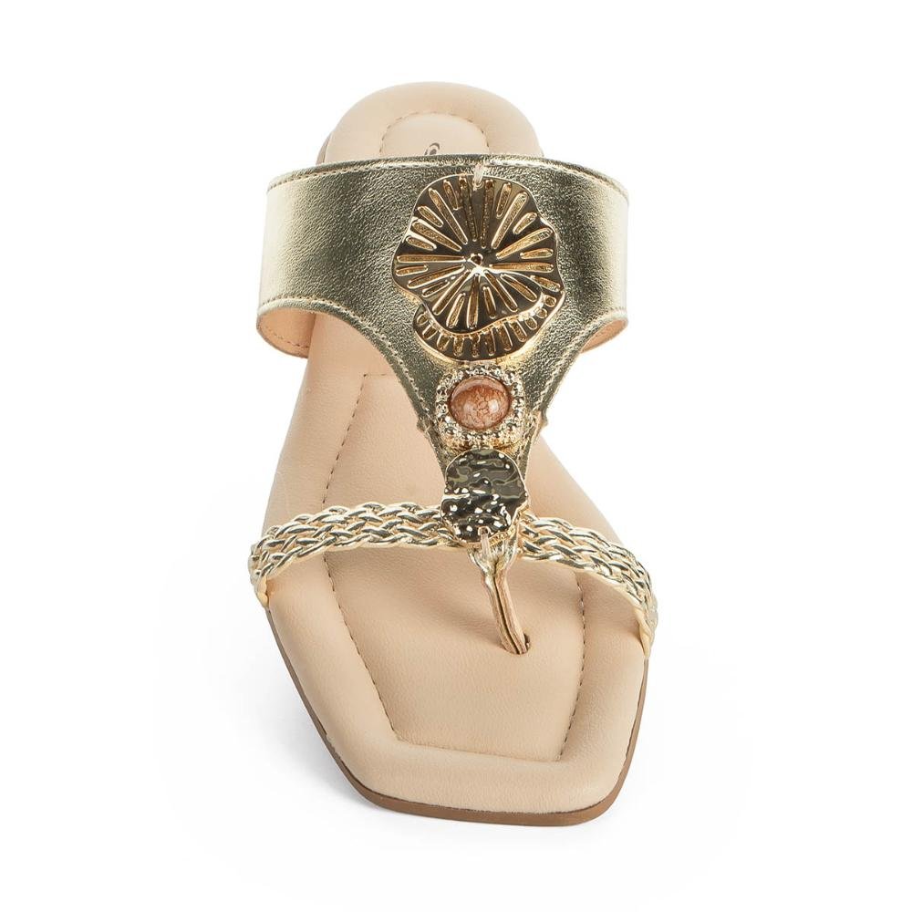 Chinelo Mississipi Metalizado MC313 Dourado 6