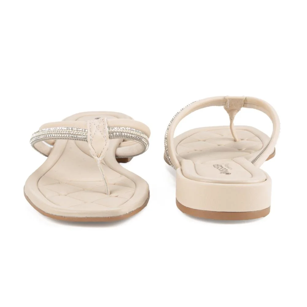 Chinelo Mississipi Com Brilhos MC611 Bege 4