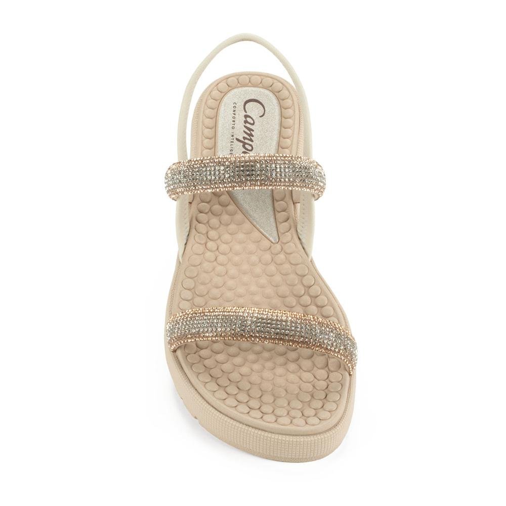 Sandália Campesí Flatform CP533 Bege 6