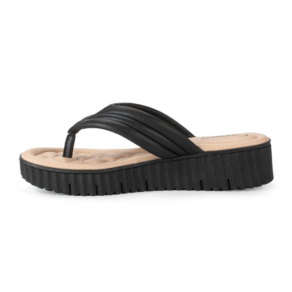 Chinelo Campesí Flatform CP661 Preto 3