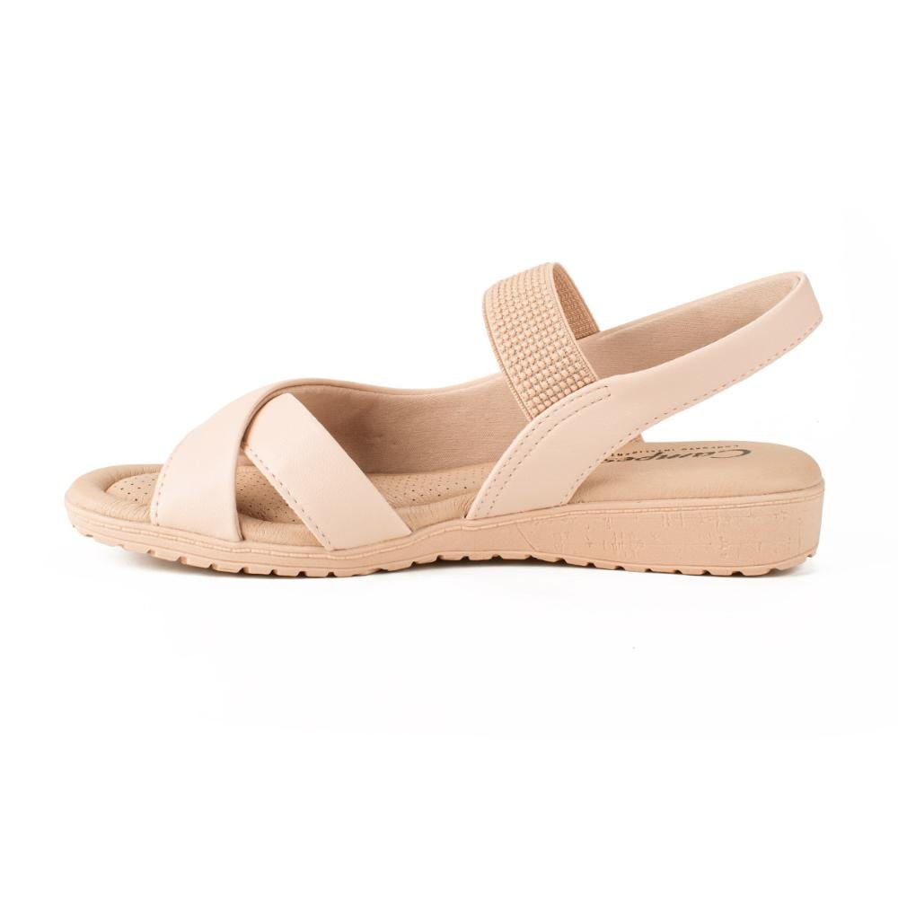Sandália Campesí Anabela CP611 Rosa 3