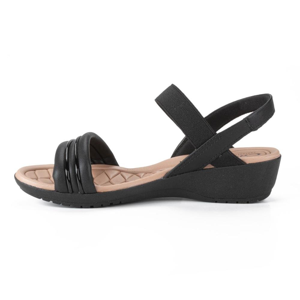 Sandália Campesí Anabela CP592 Preto 3