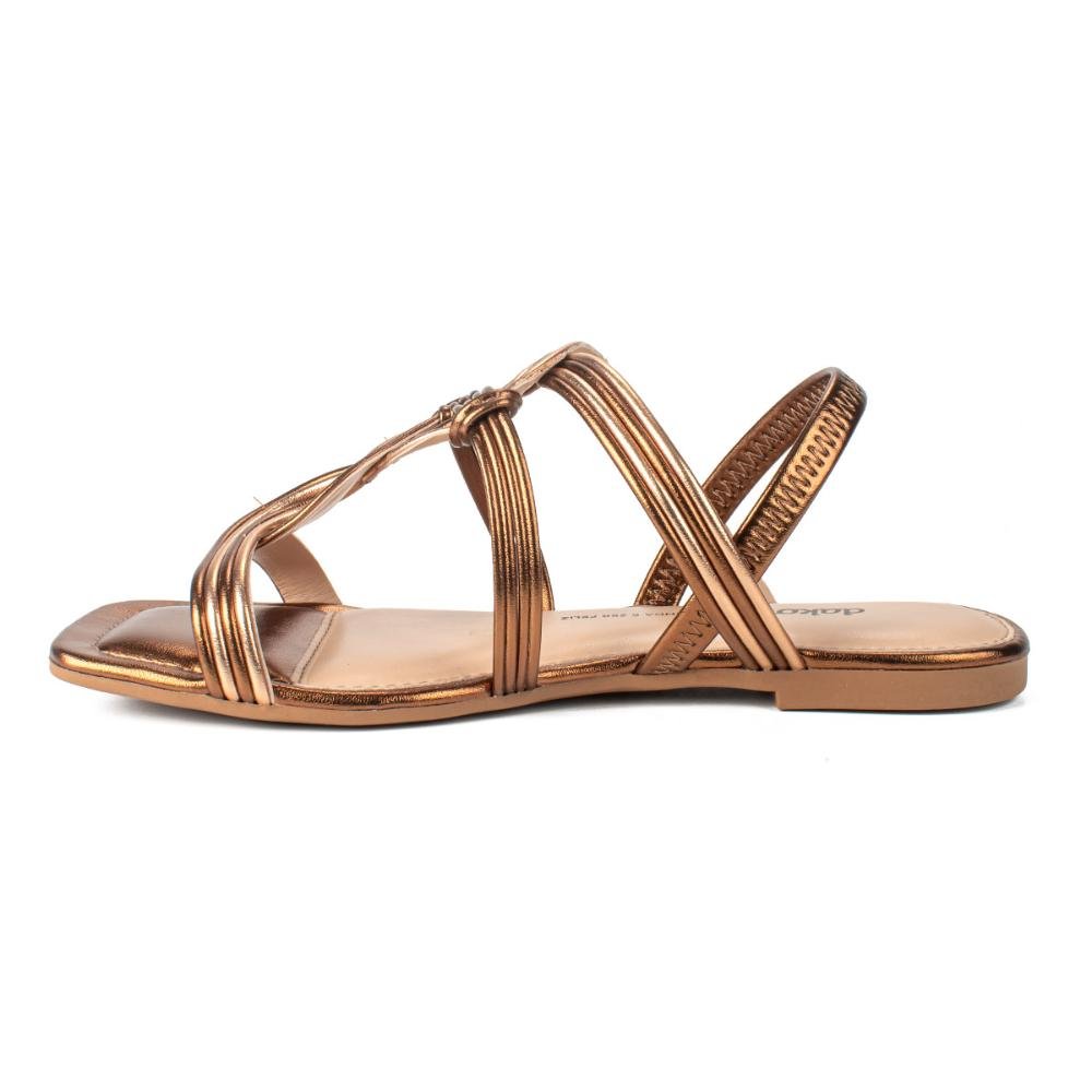 Sandália Dakota Rasteira Y7947 Marrom 3