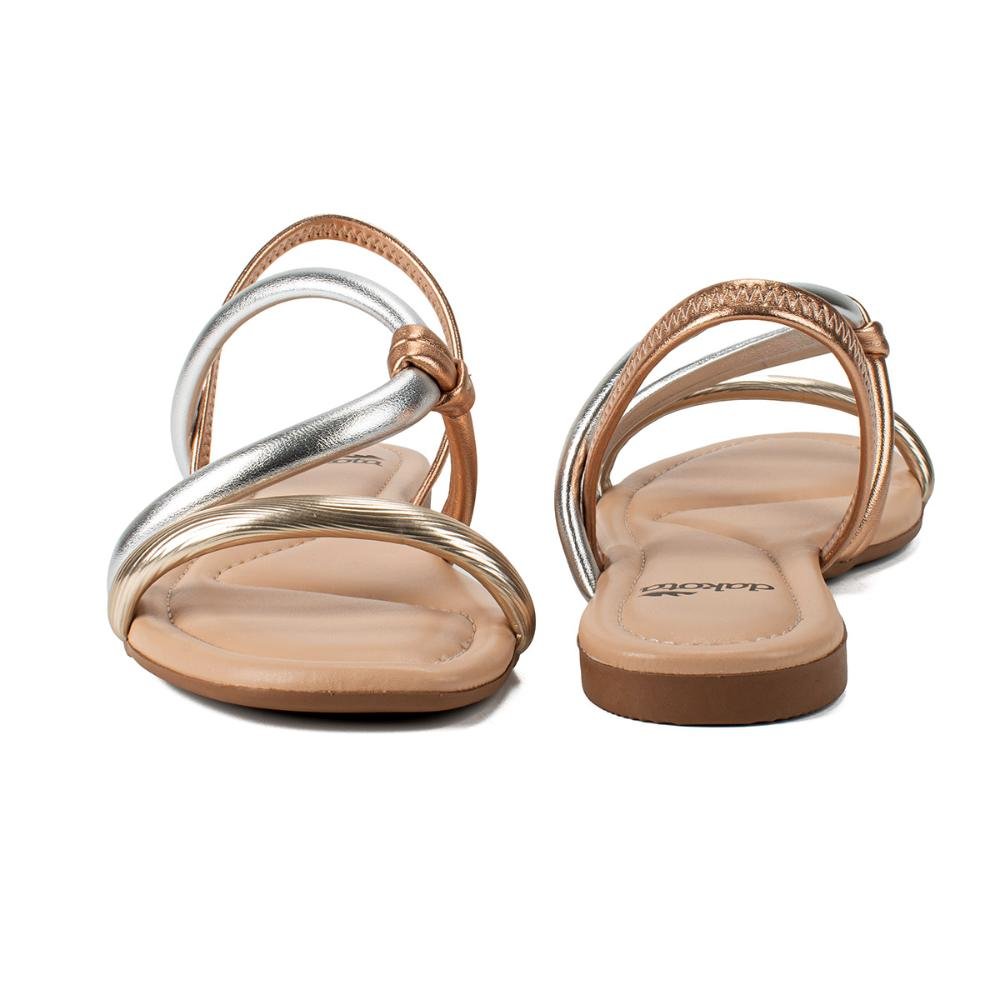 Sandália Dakota Rasteira Metalizada Y8701 Multicores 4