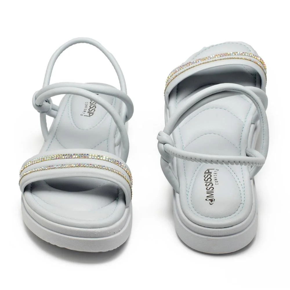 Sandália Mississipi Flatform Claro MC572 Azul 5