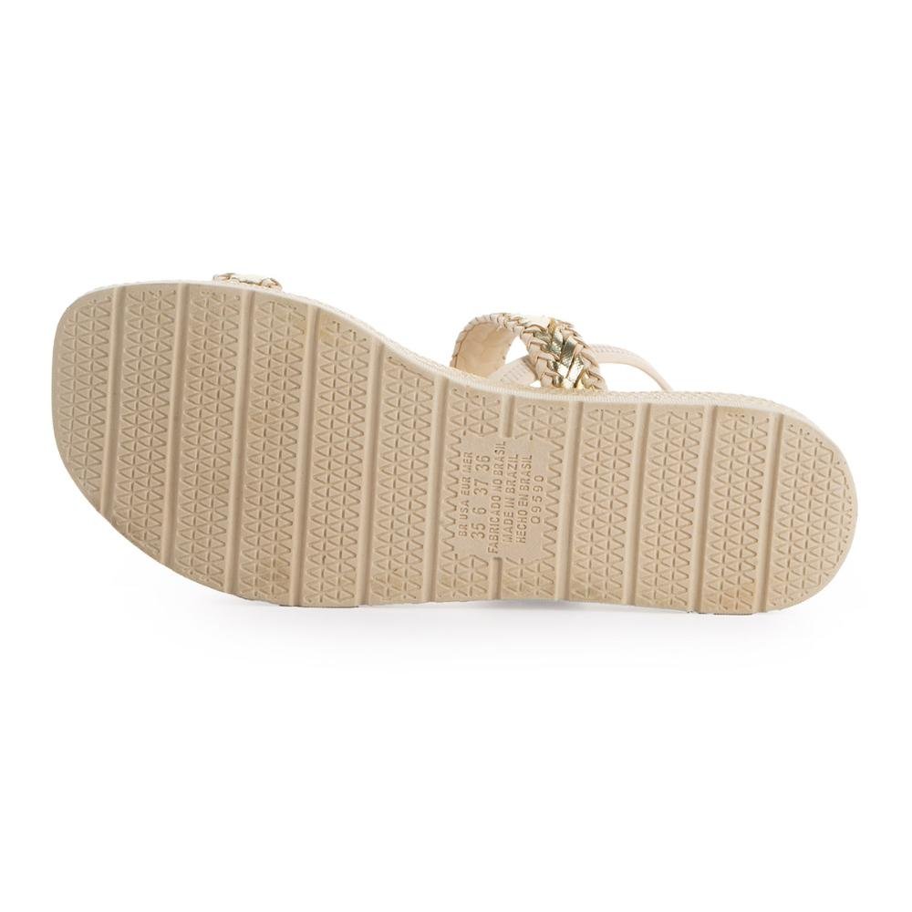 Sandália Mississipi Flatform MC652 Bege 5