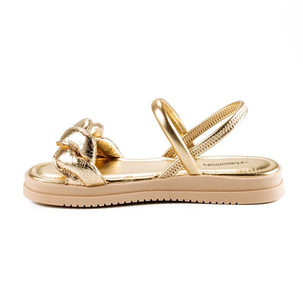 Sandália Mississipi Flatform MC751 Dourado 3