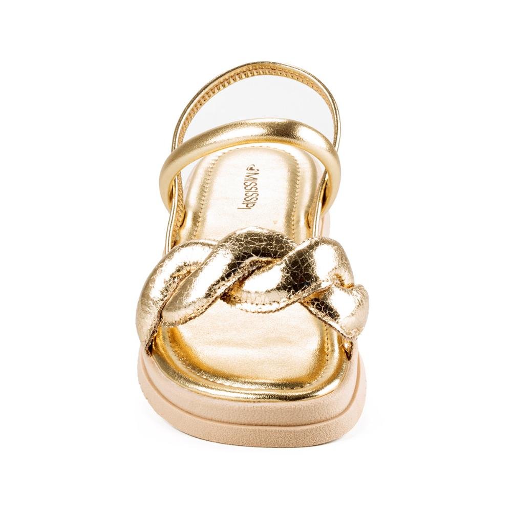 Sandália Mississipi Flatform MC751 Dourado 6