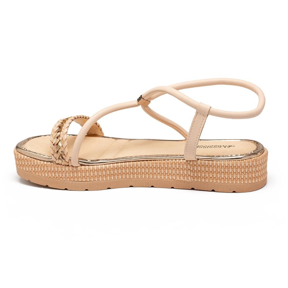 Sandália Mississipi Flatform MC653 Dourado 4