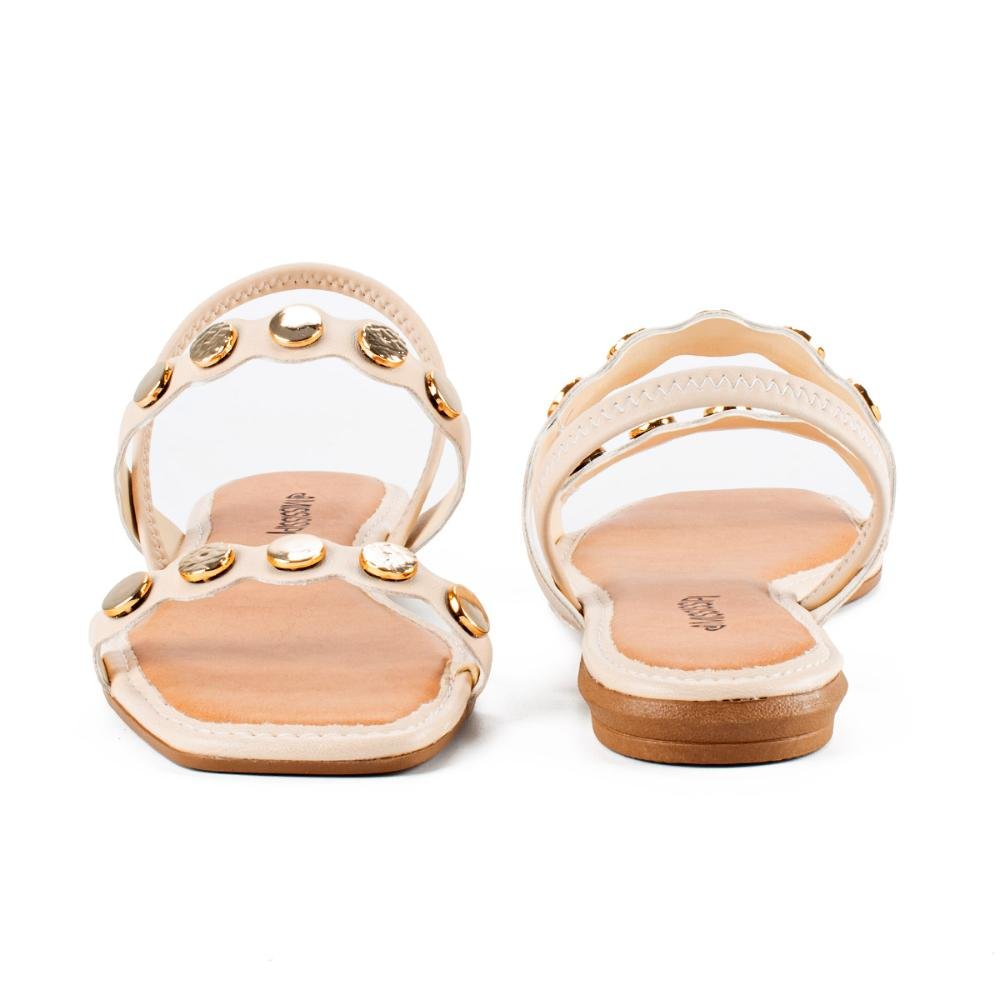 Sandália Mississipi Rasteira MC742 Bege 4