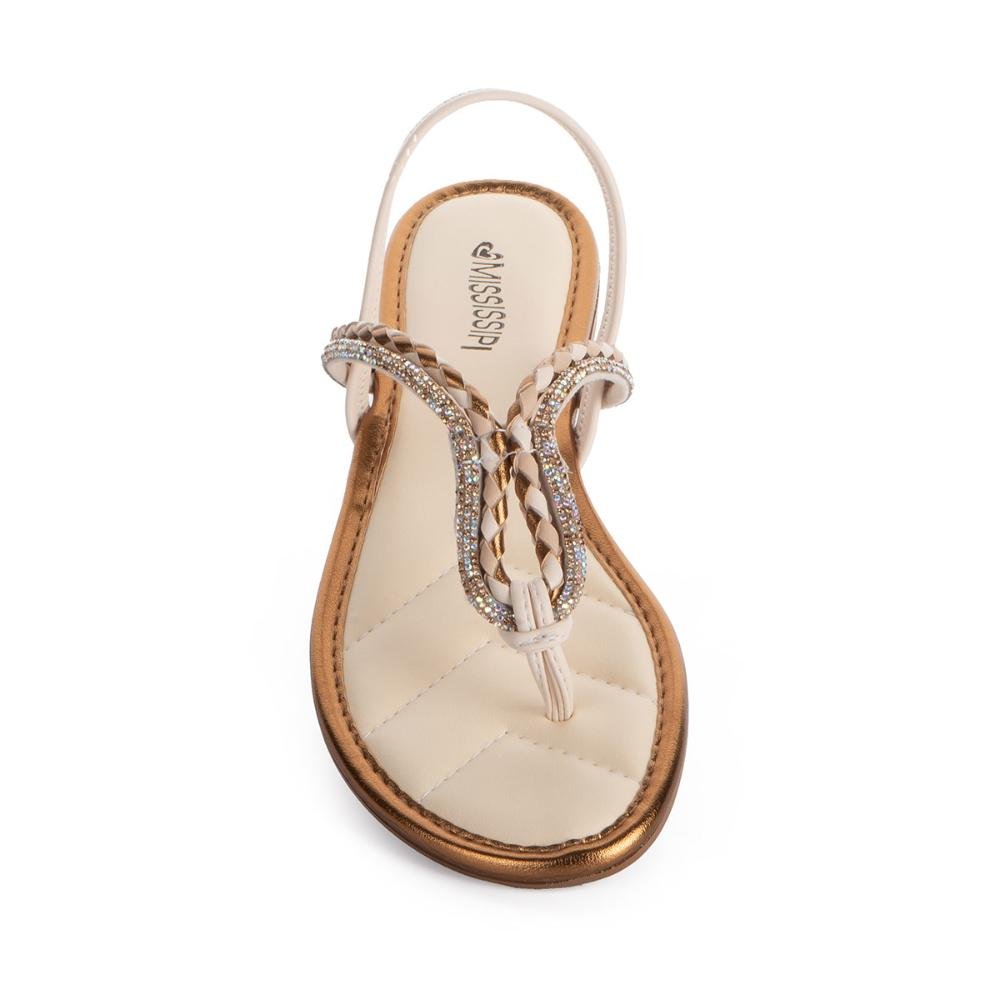 Sandália Mississipi Rasteira MC761 Bege 6