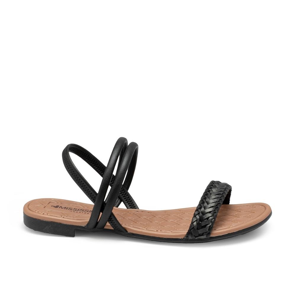 Sandália Mississipi Rasteira MC532 Preto 3