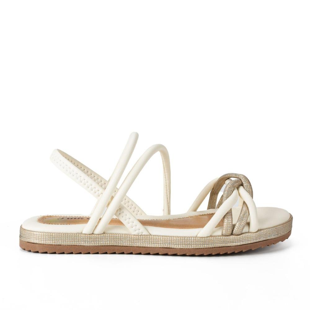 Sandália Pink Cats Infantil Flatform V4961 Bege 2