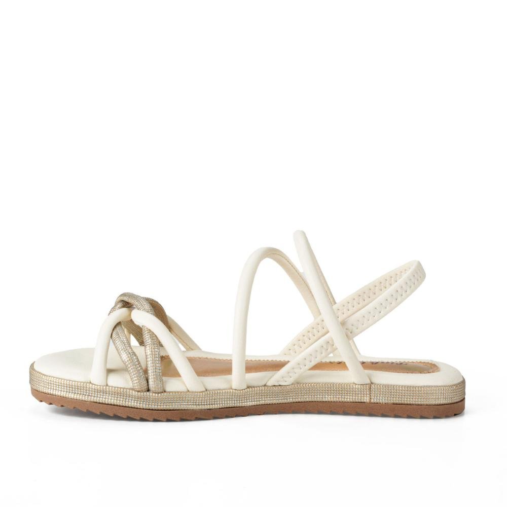 Sandália Pink Cats Infantil Flatform V4961 Bege 3