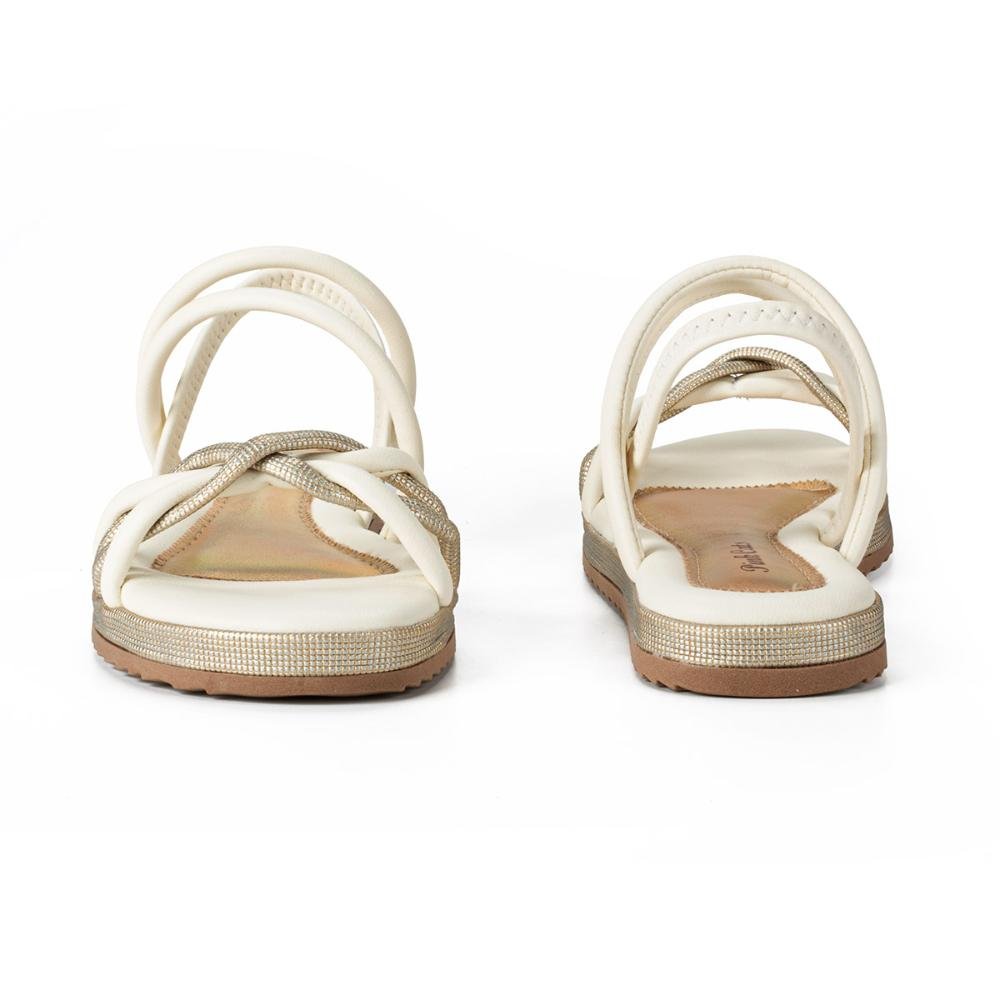 Sandália Pink Cats Infantil Flatform V4961 Bege 5