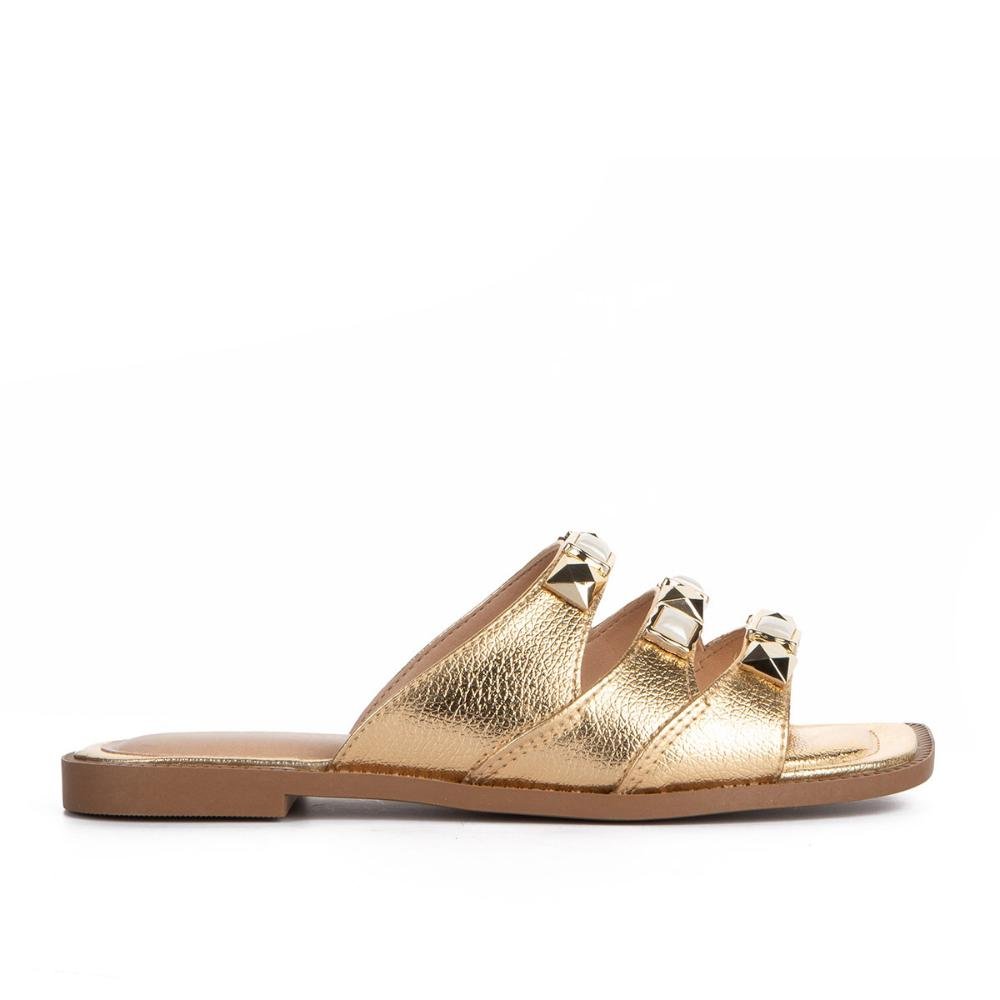 Slide Tanara Metalizado T8625 Dourado 1