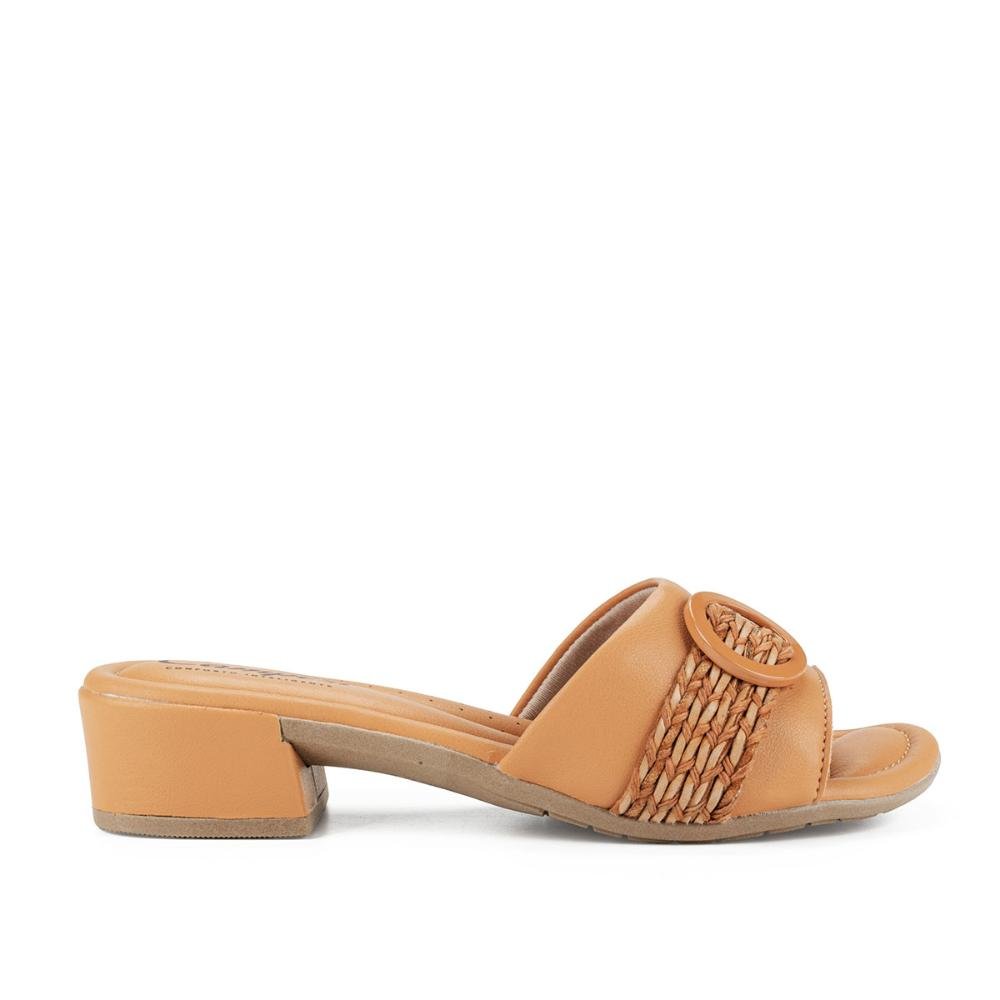 Tamanco Campesí de Salto Bloco CP571 Marrom 1