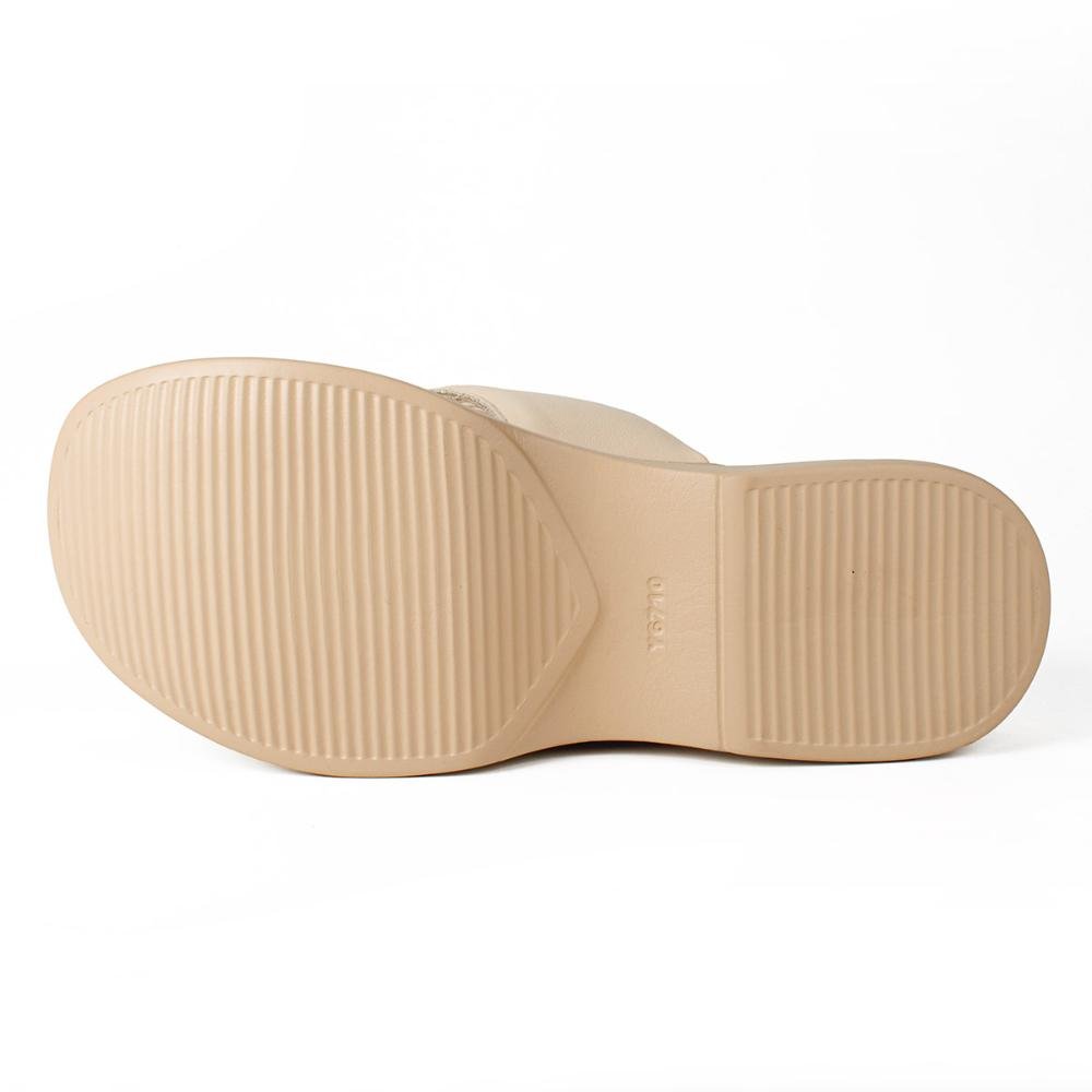 Tamanco Dakota Anabela Y8691 Bege 5