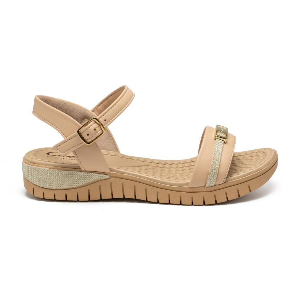 Sandália Campesí Flatform CP323 Bege 3