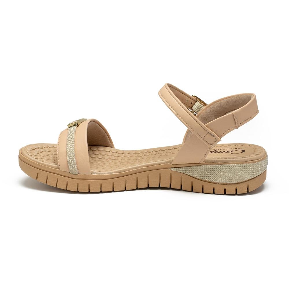 Sandália Campesí Flatform CP323 Bege 4