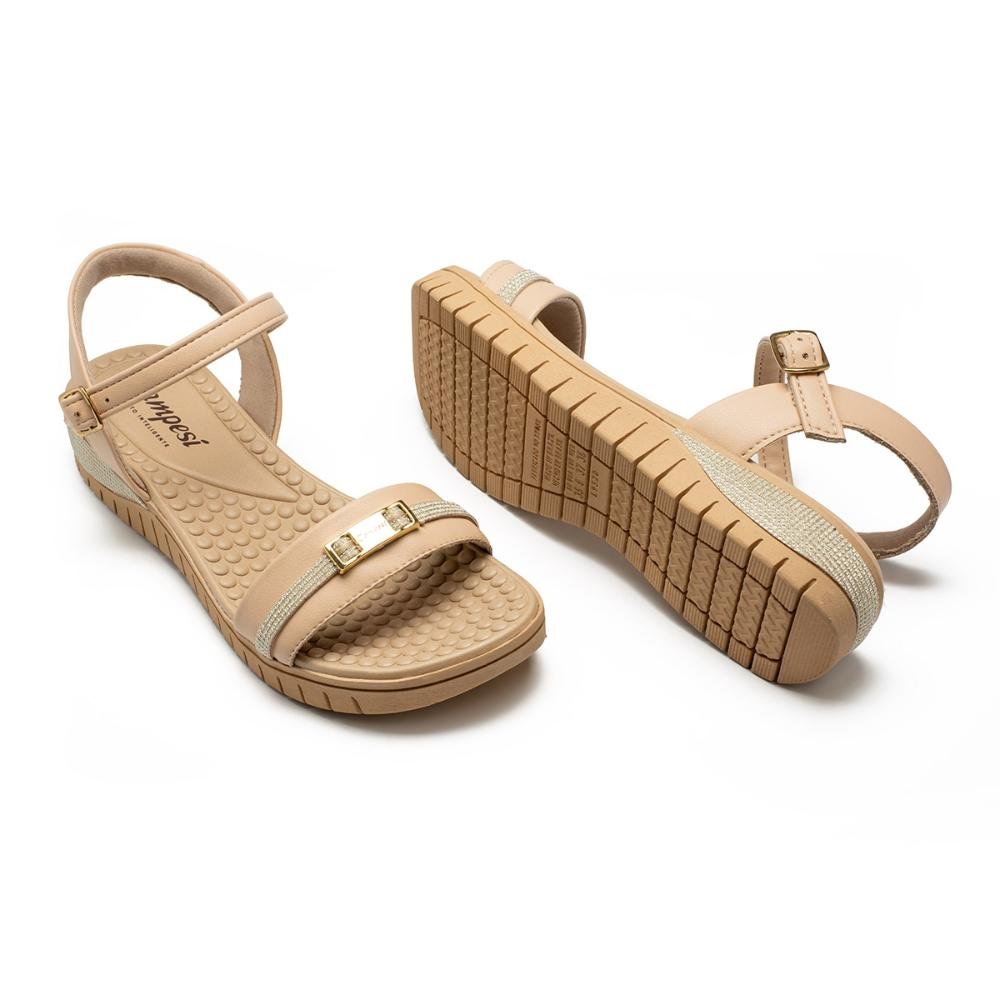 Sandália Campesí Flatform CP323 Bege 6