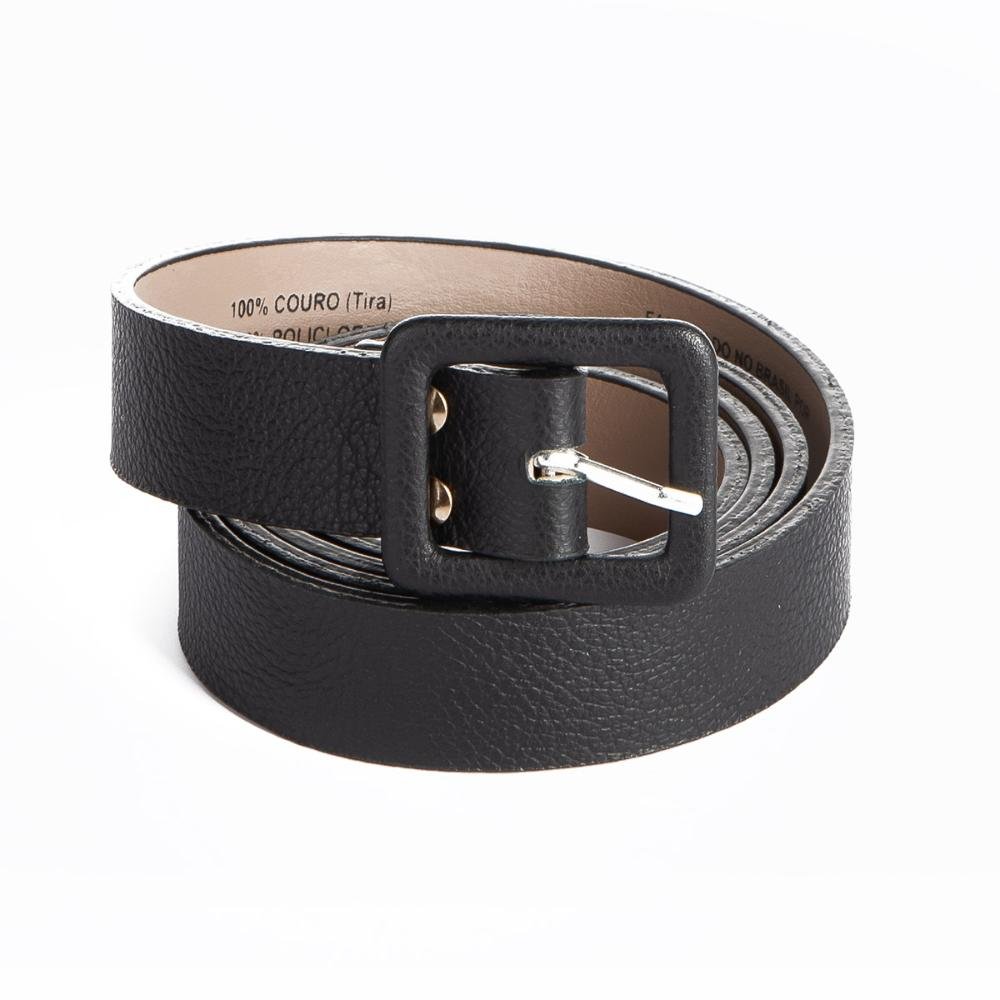 Cinto Dakota de Couro Feminino DK310 Preto 2