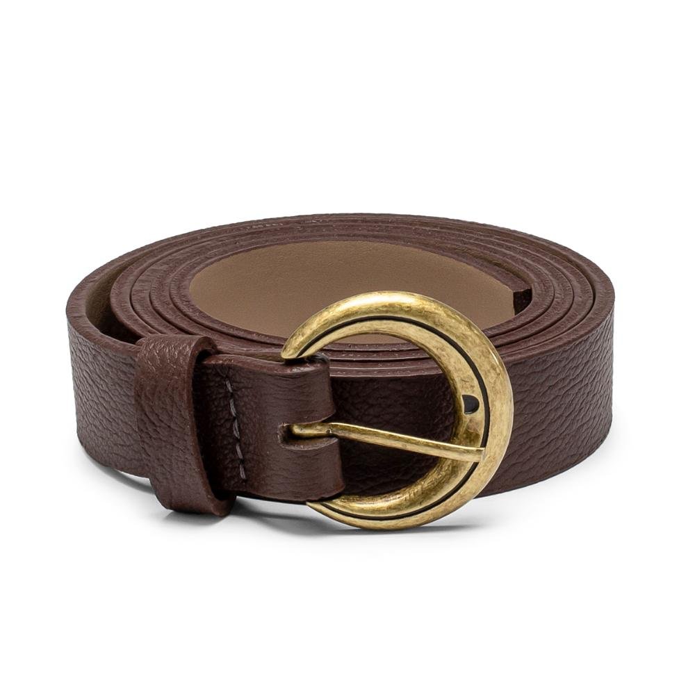 Cinto Dakota Em Couro Feminino CI007 Café 2