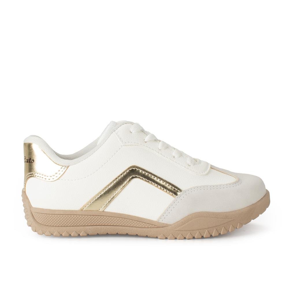 Tênis Pink Cats Infantil Casual V5281 Branco 2