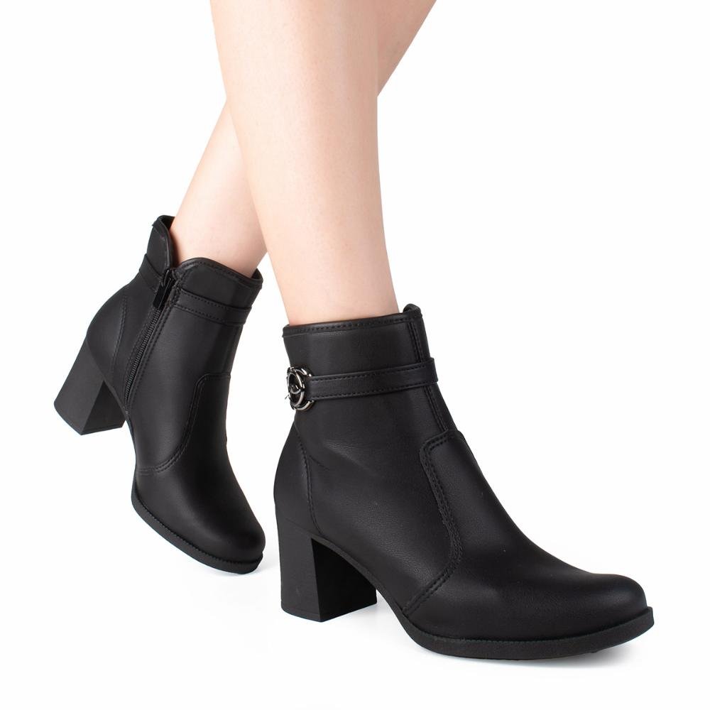 Bota Dakota de Cano Curto Feminina DA822 Preto 2