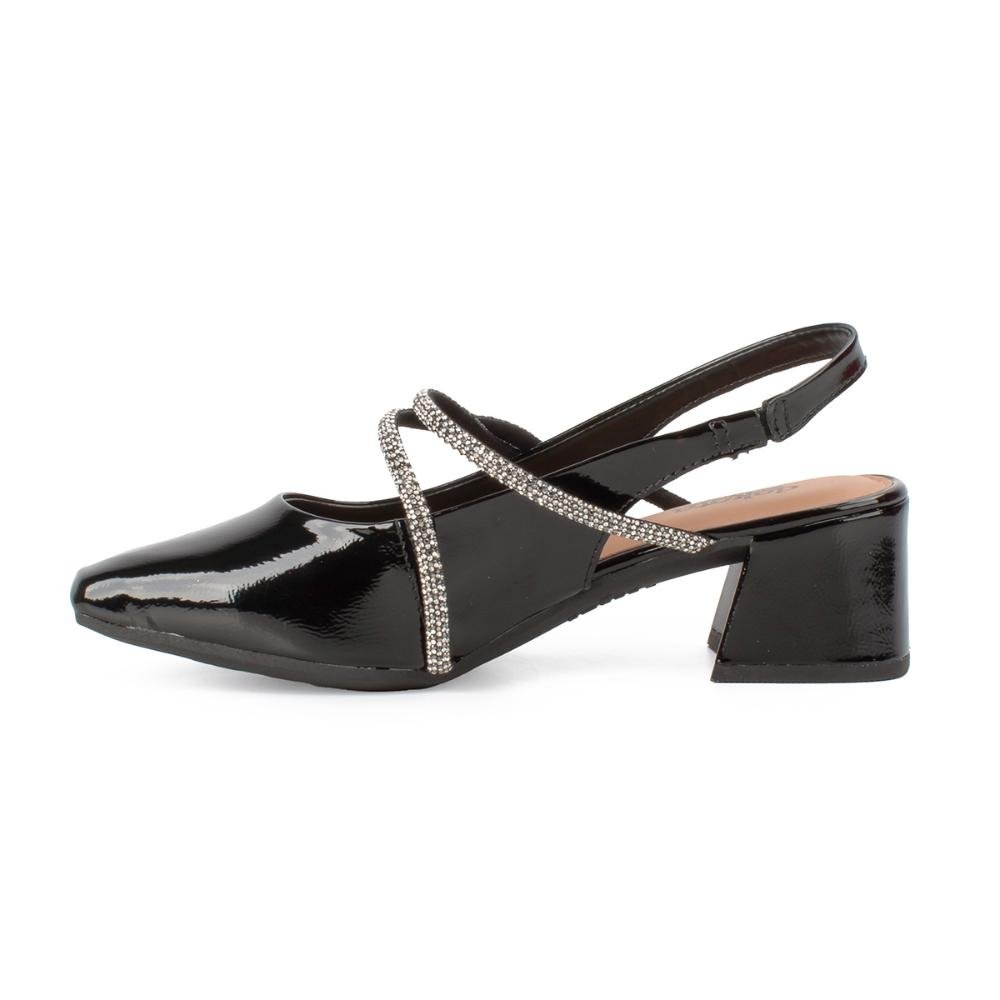 Sapato Dakota de Salto Bloco D0084 Preto 4
