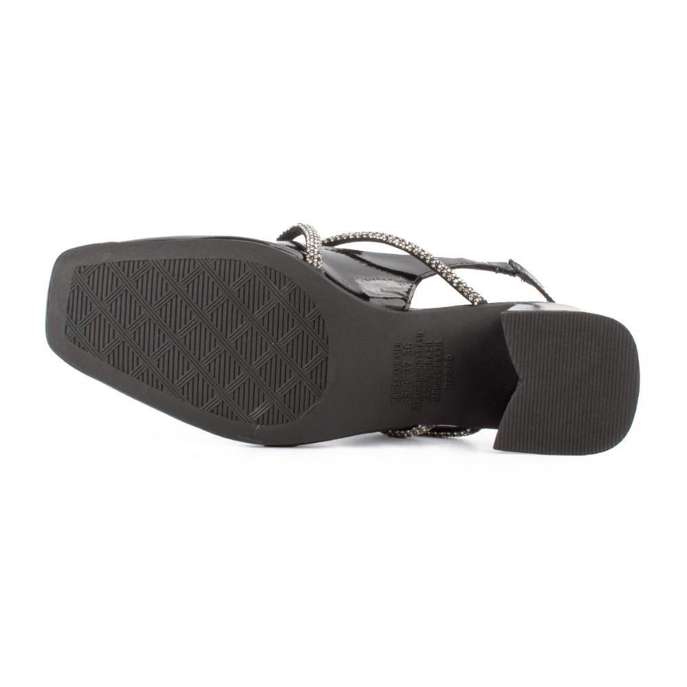 Sapato Dakota de Salto Bloco D0084 Preto 5