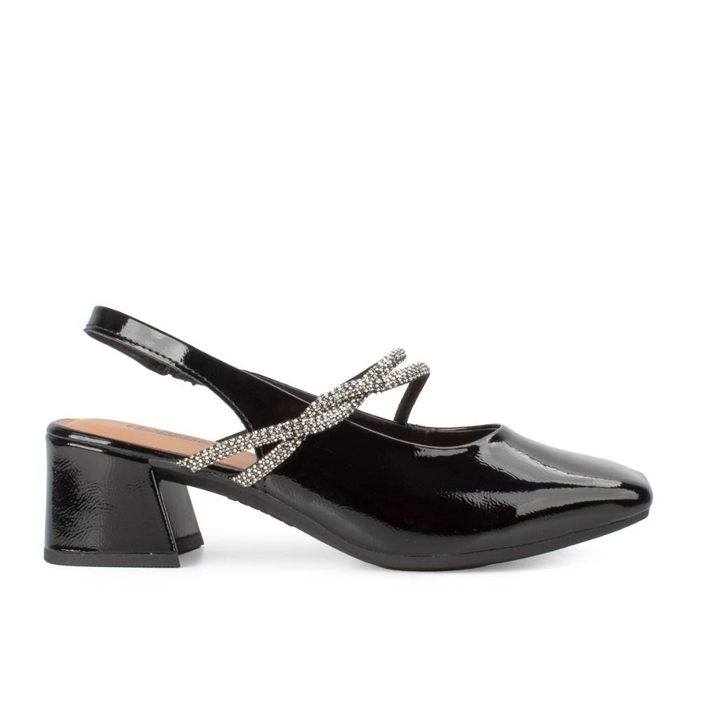 Sapato Dakota de Salto Bloco D0084 Preto 3