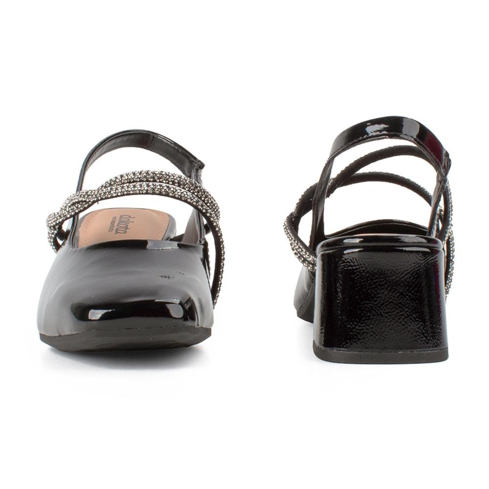 Sapato Dakota de Salto Bloco D0084 Preto 6