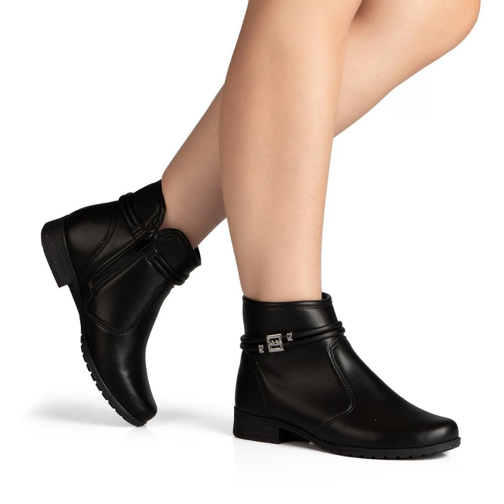 Bota Dakota de Cano Curto Feminina DA923 Preto 2