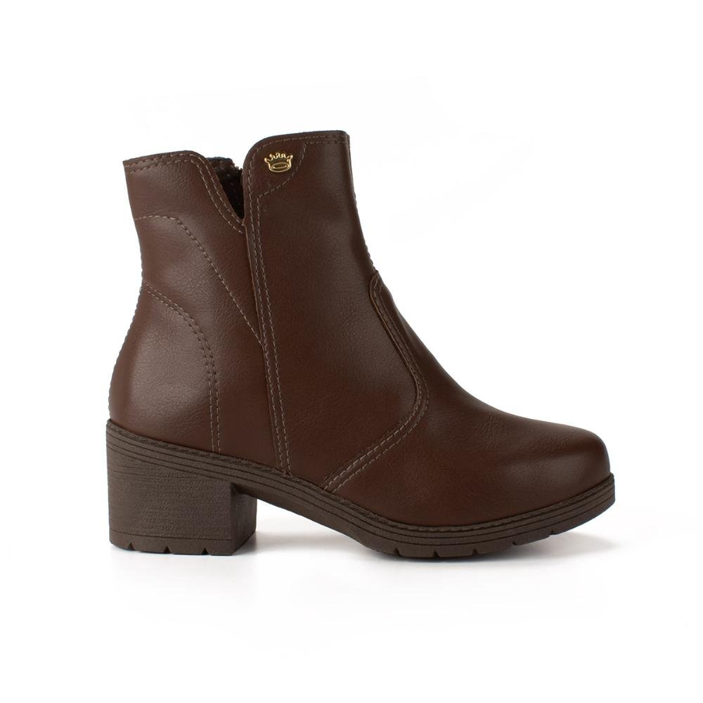 Bota Pink Cats de Cano Curto V5081 Marrom 2