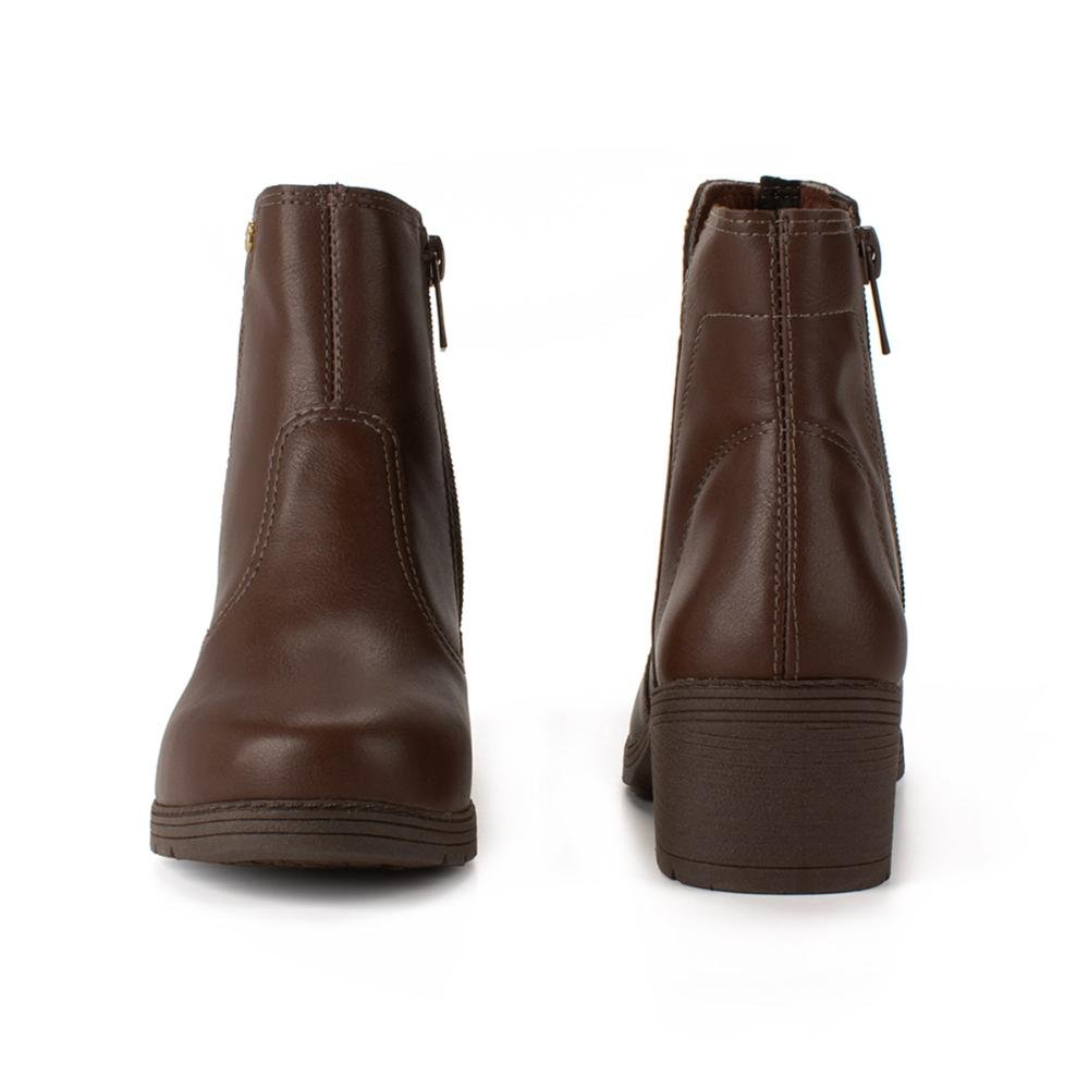Bota Pink Cats de Cano Curto V5081 Marrom 5