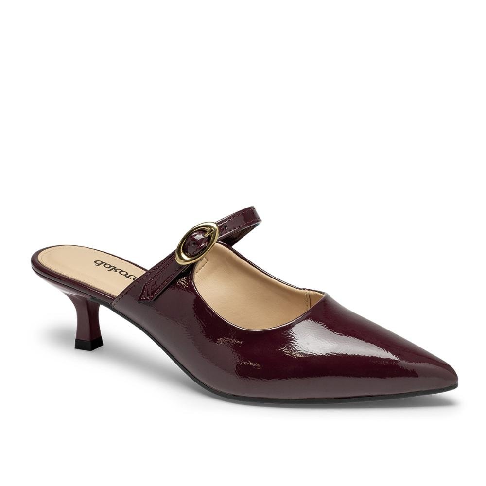 Mule Dakota de Salto Baixo D0091 Marrom