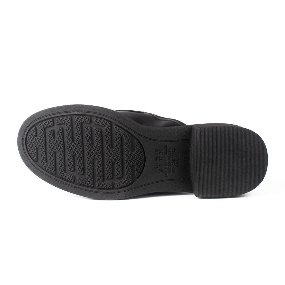 Mule Dakota de Salto Bloco D0422 Preto 5
