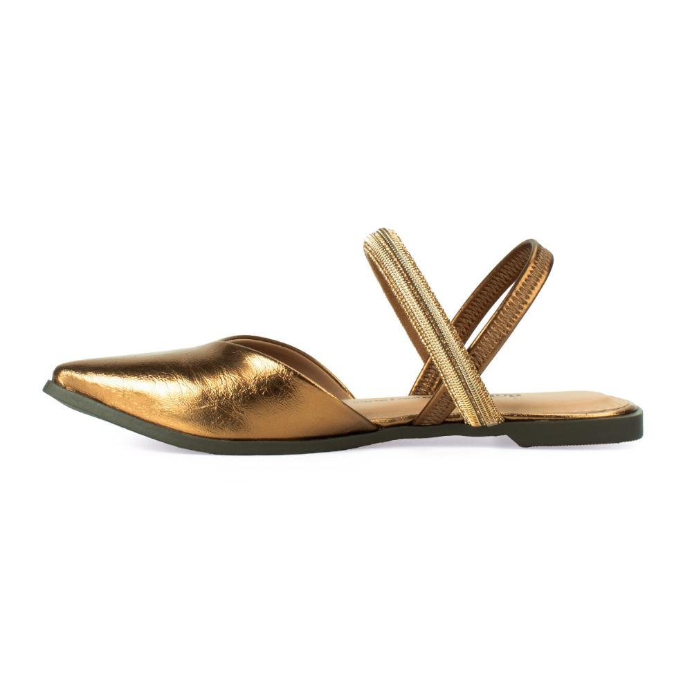 Sapatilha Dakota Metalizada D0214 Dourado 4