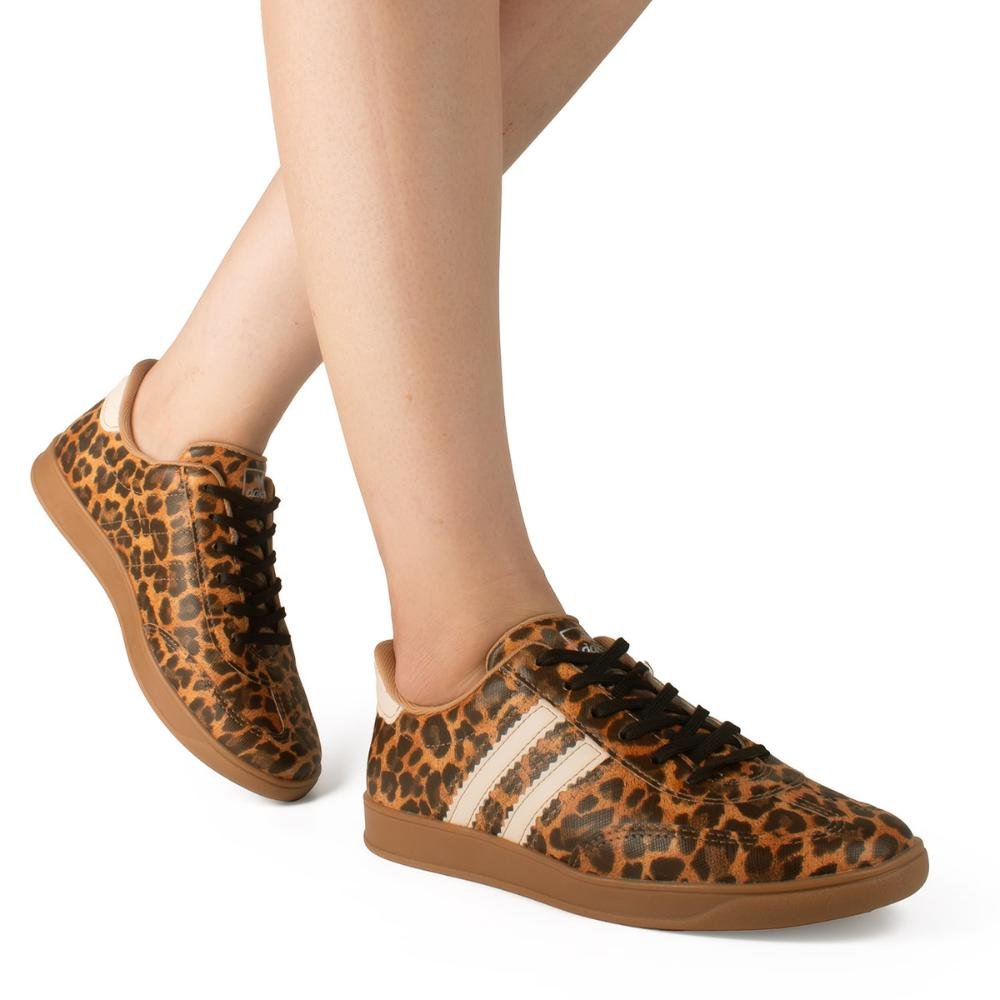 Tênis Dakota Casual Animal Print D0241 Animal Print de Onça 2