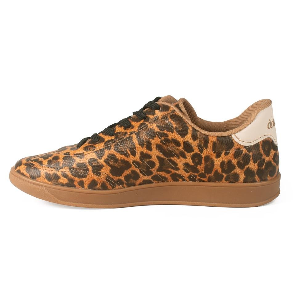Tênis Dakota Casual Animal Print D0241 Animal Print de Onça 4