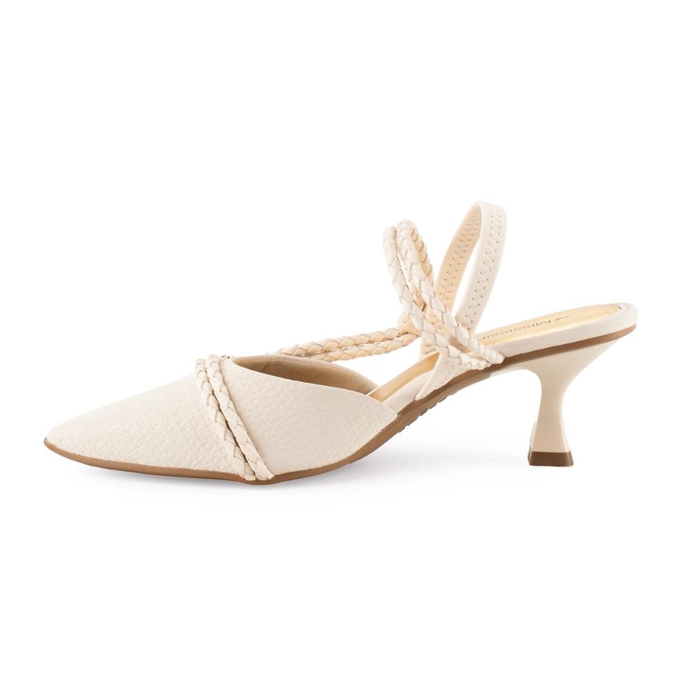 Sapato Mississipi de Salto Alto MI196 Branco 3