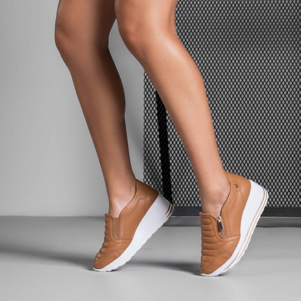 Tênis Kolosh Upper Slip On Claro C1418A Marrom 6