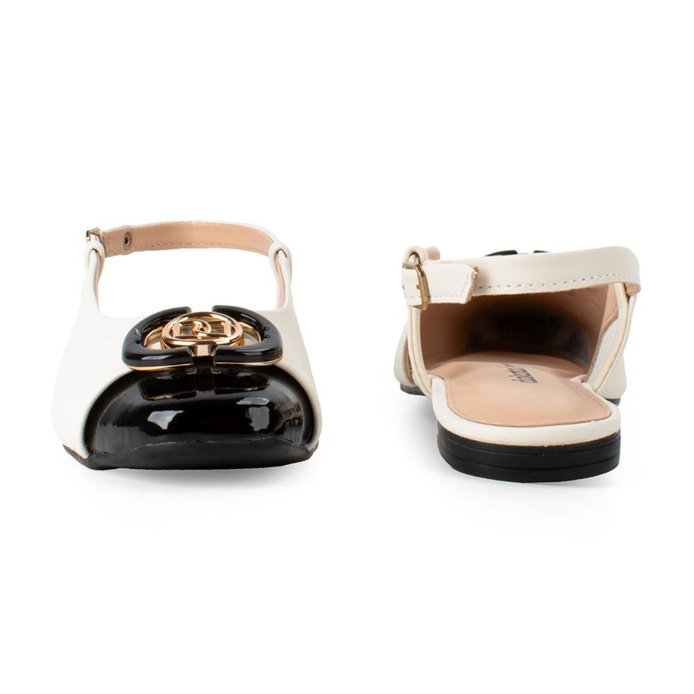 Sapatilha Dakota Slinkback D0234 Branco/Preto 6