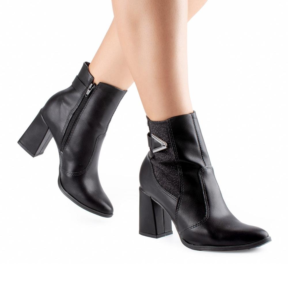 Bota Mississipi de Cano Curto MC873 Preto 2