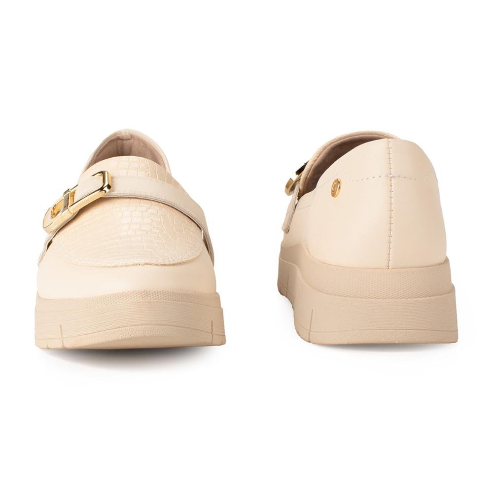 Sapato Campesí Loafer CP851 Bege Claro 6