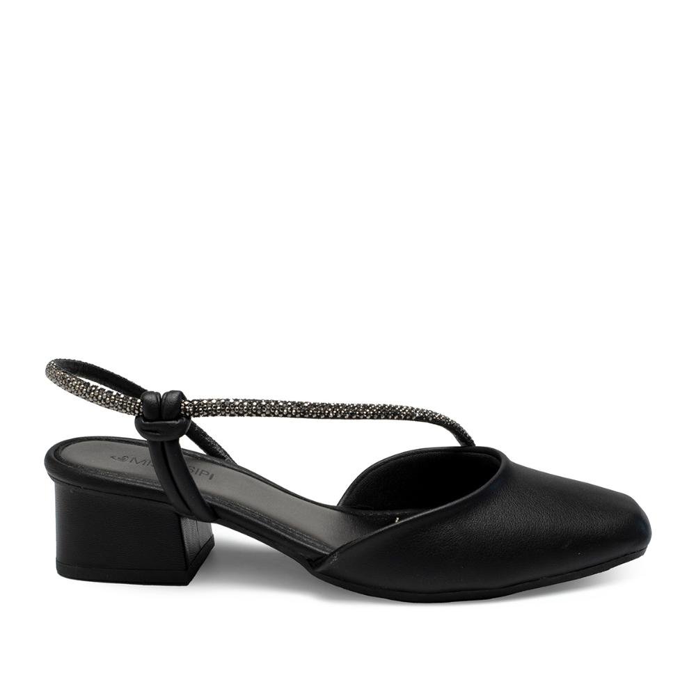 Sapato Mississipi de Salto Bloco MC971 Preto 3