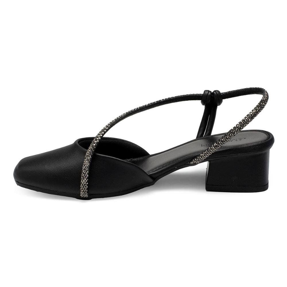 Sapato Mississipi de Salto Bloco MC971 Preto 4