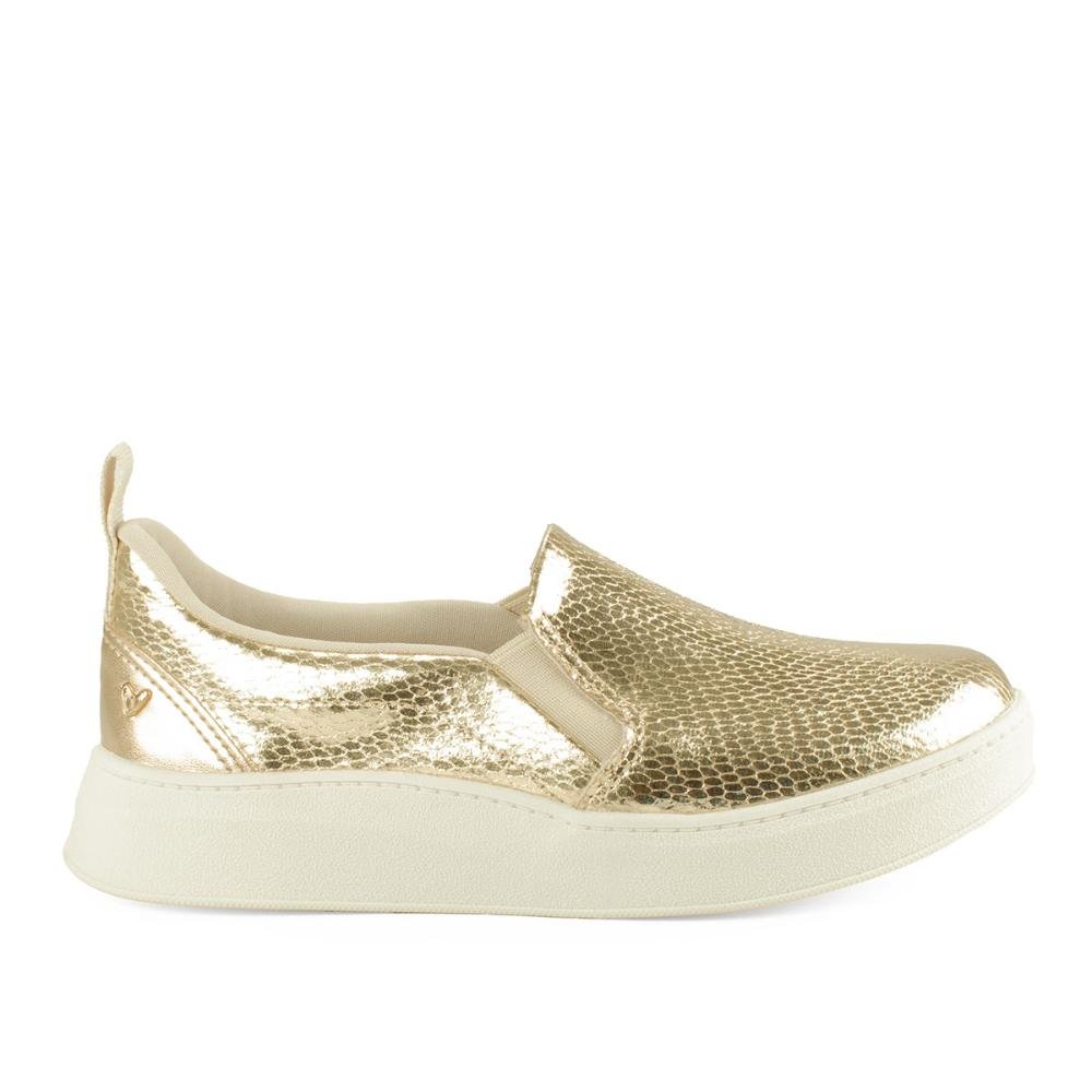 Tênis Mississipi Slip On MC913 Dourado 3
